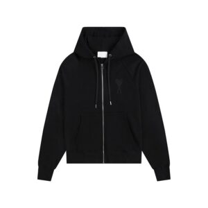 AMI Love Series Hooded Black Sweatshirt