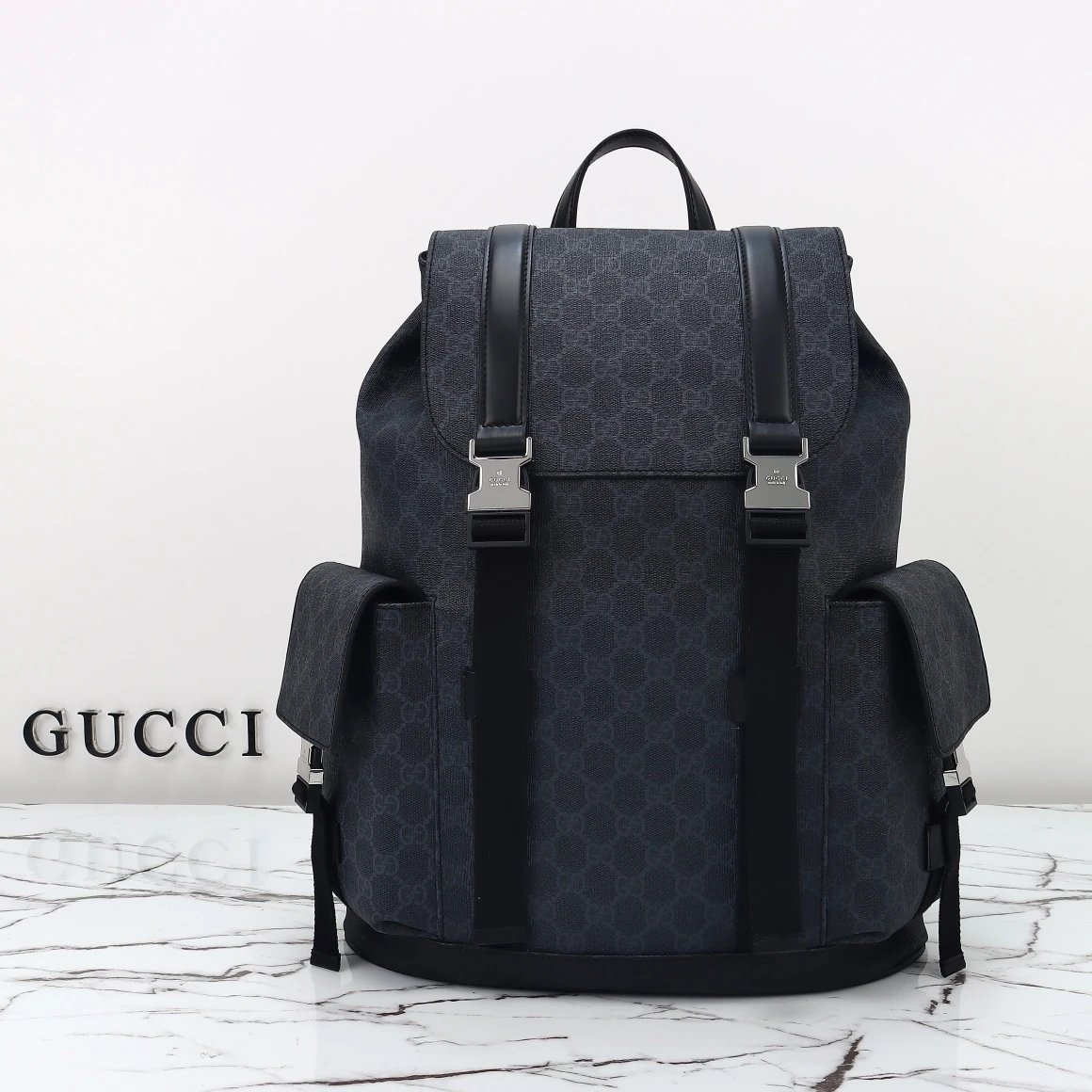 GUCCI GG Trendy Dark Gray Bag