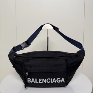 BALENCIAGA Streetwear Black Waist Bag