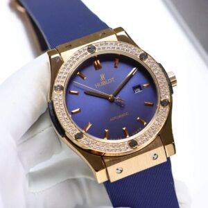 HUBLOT Diamond-Set Blue Watch