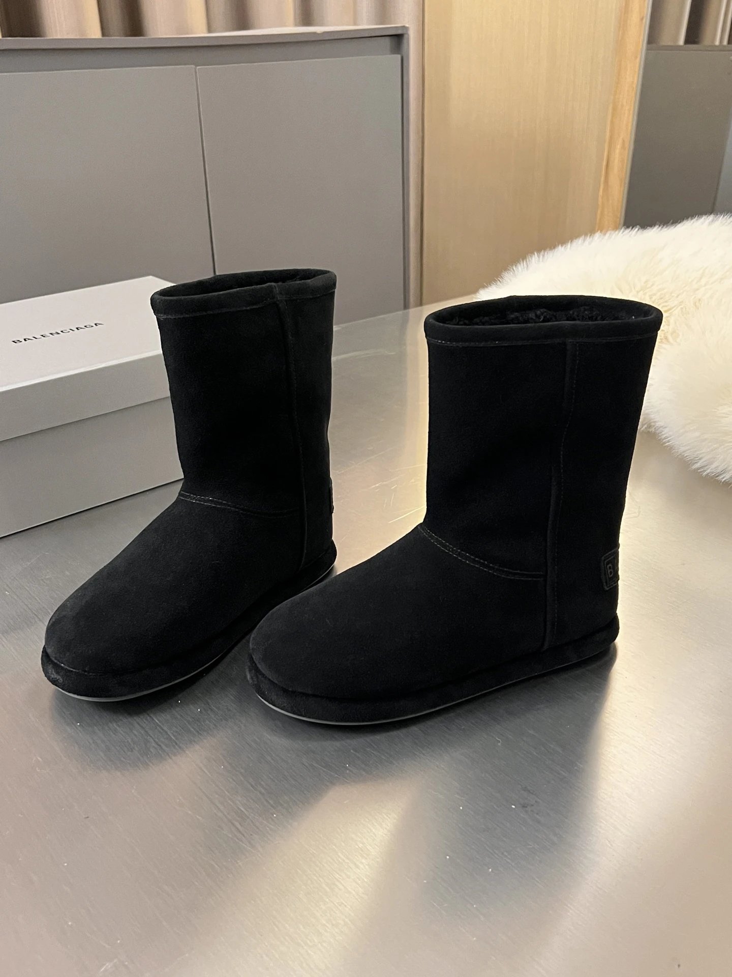 Balenciaga Ankle Boots Casual Black