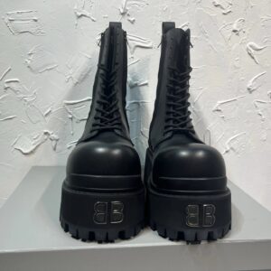 Balenciaga Chunky-Soled Boots Black