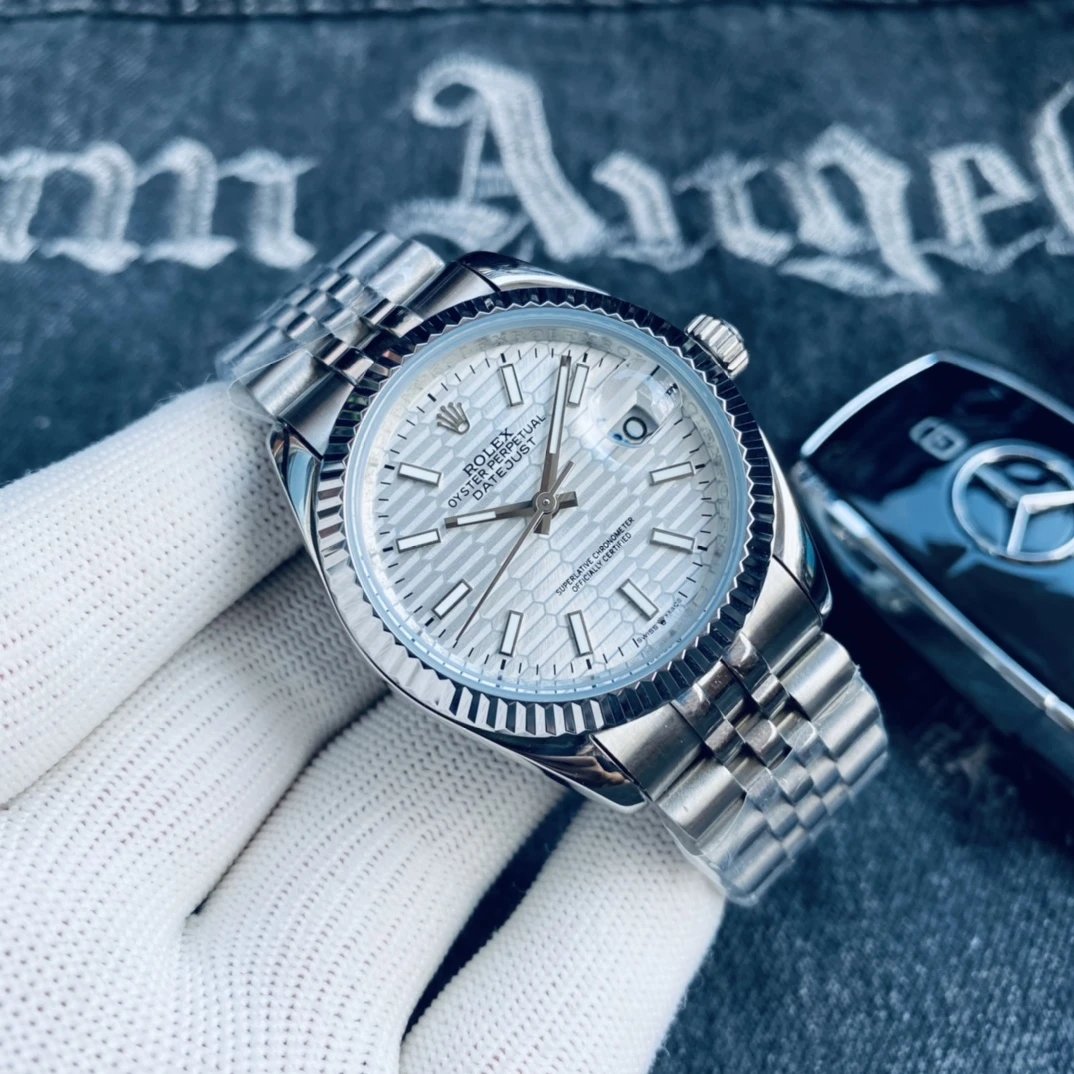 Rolex Datejust White Classic Watch
