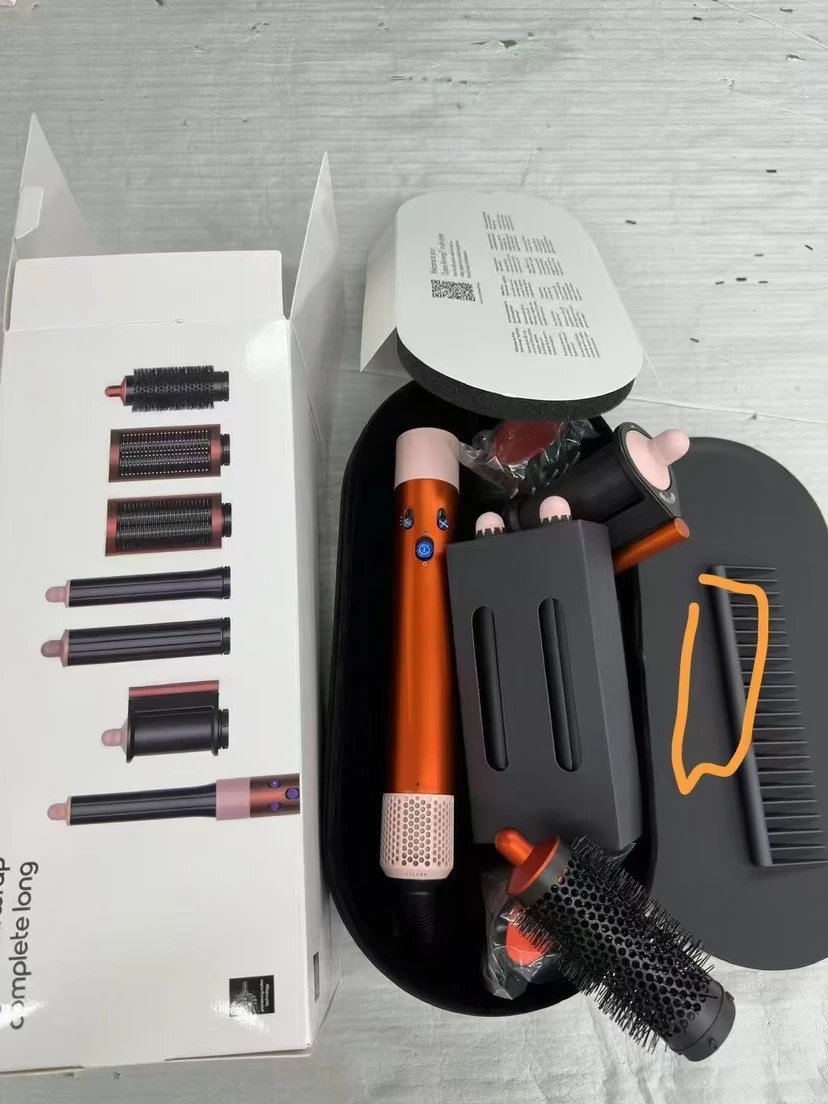 Complete Orange Curling Iron Set Dyson