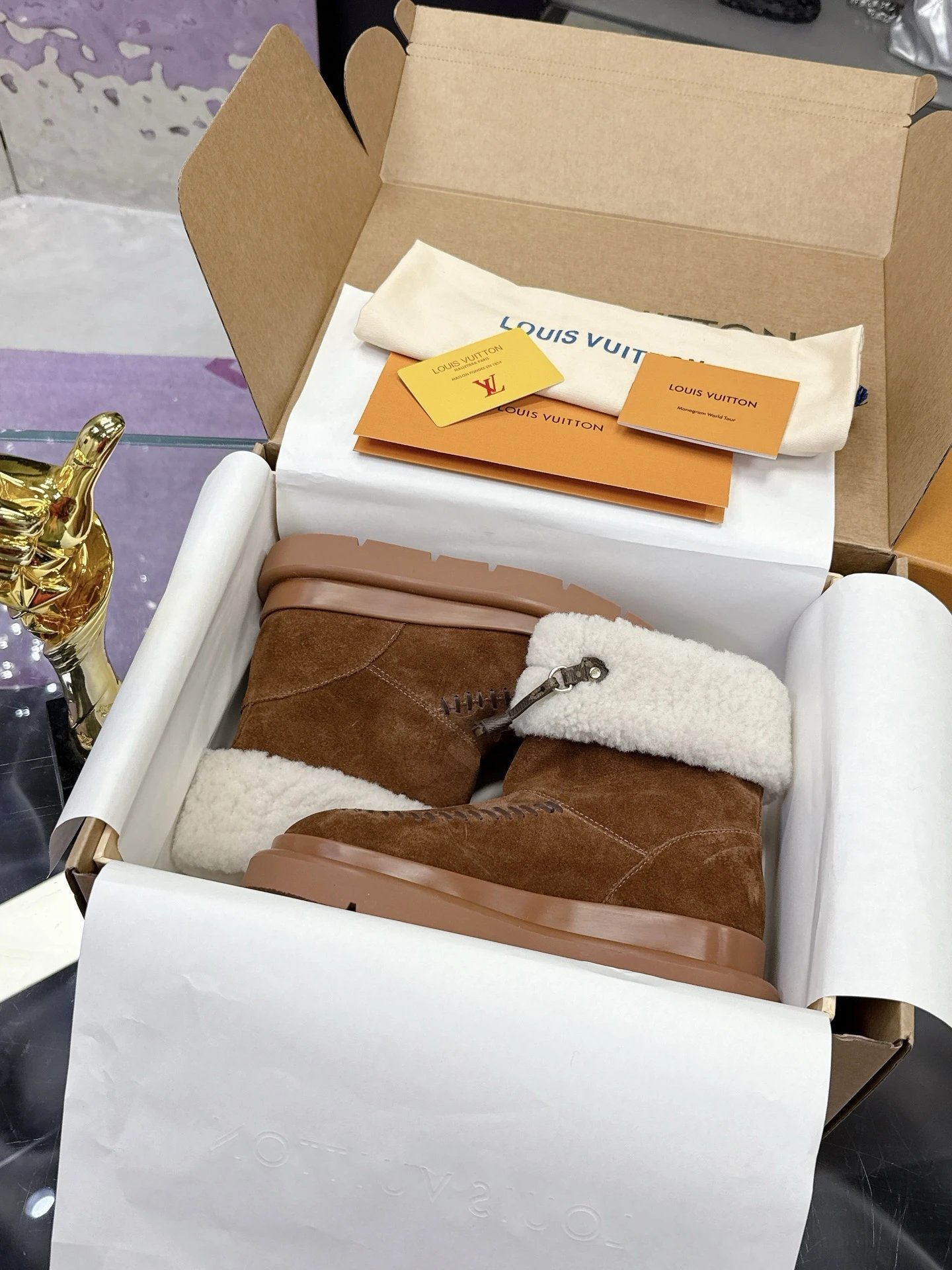 Louis Vuitton Yellow Casual Dad Shoes