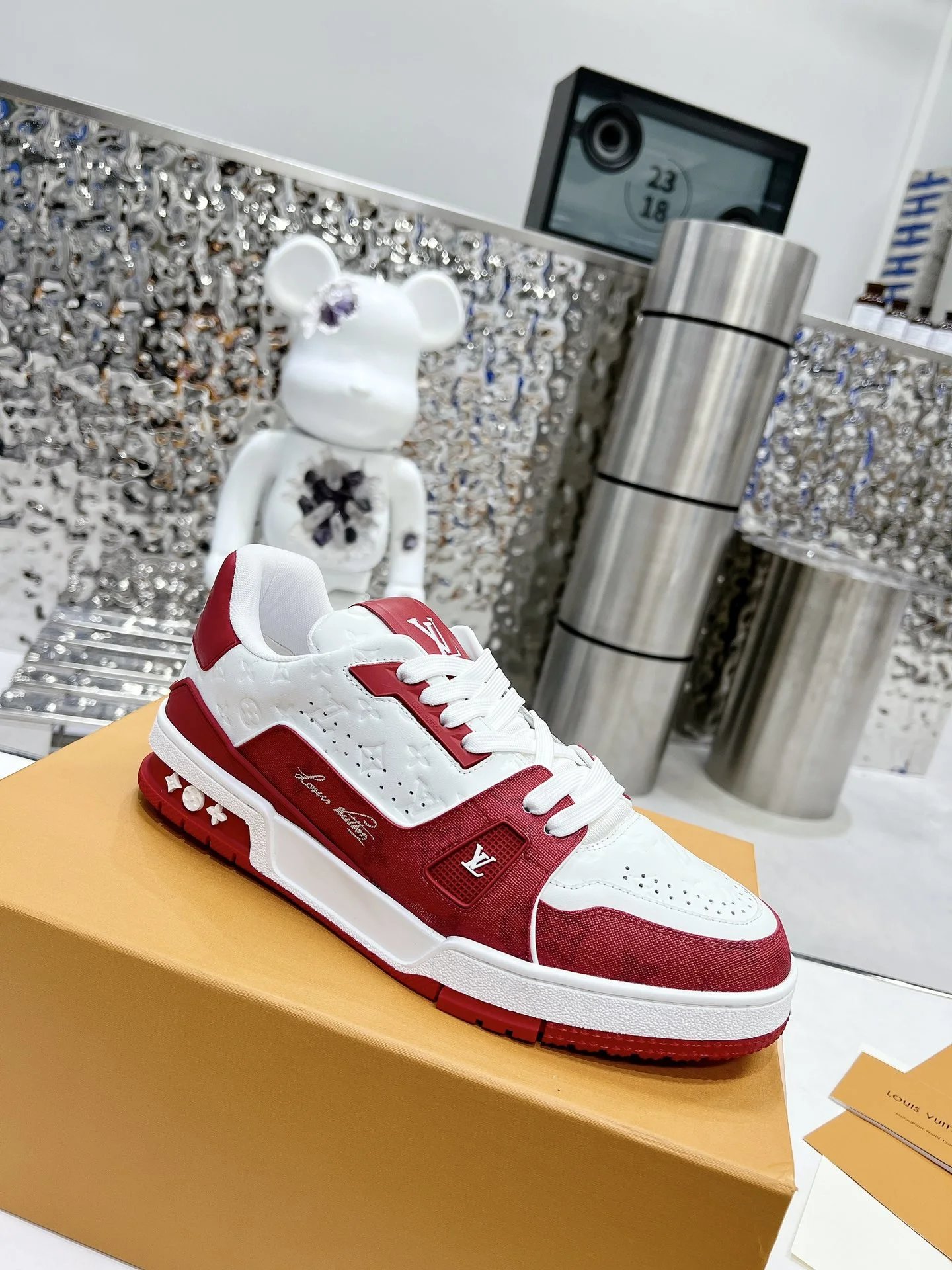 Louis Vuitton Trainer White Sneakers