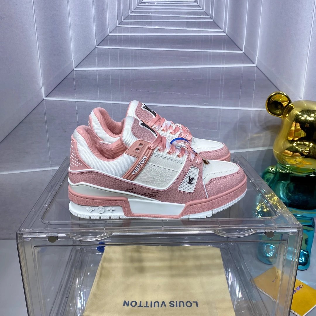 Louis Vuitton Trainer Blue & White Casual Shoes