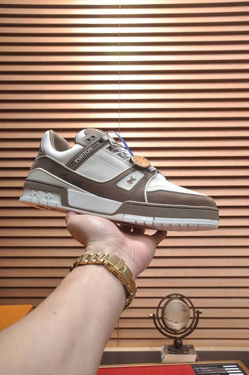 Louis Vuitton Trainer Blue Sneakers