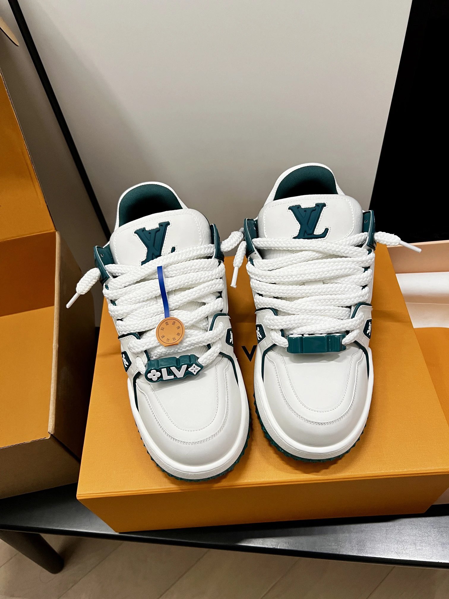 Louis Vuitton Trainer Light Blue Sneakers