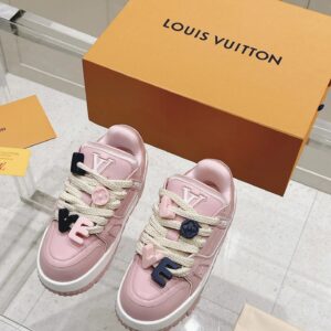 Louis Vuitton Trainer Silver Sneakers