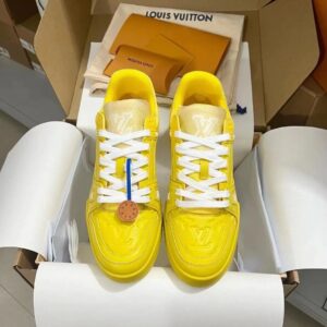 Louis Vuitton Trainer Blue and White Sneakers