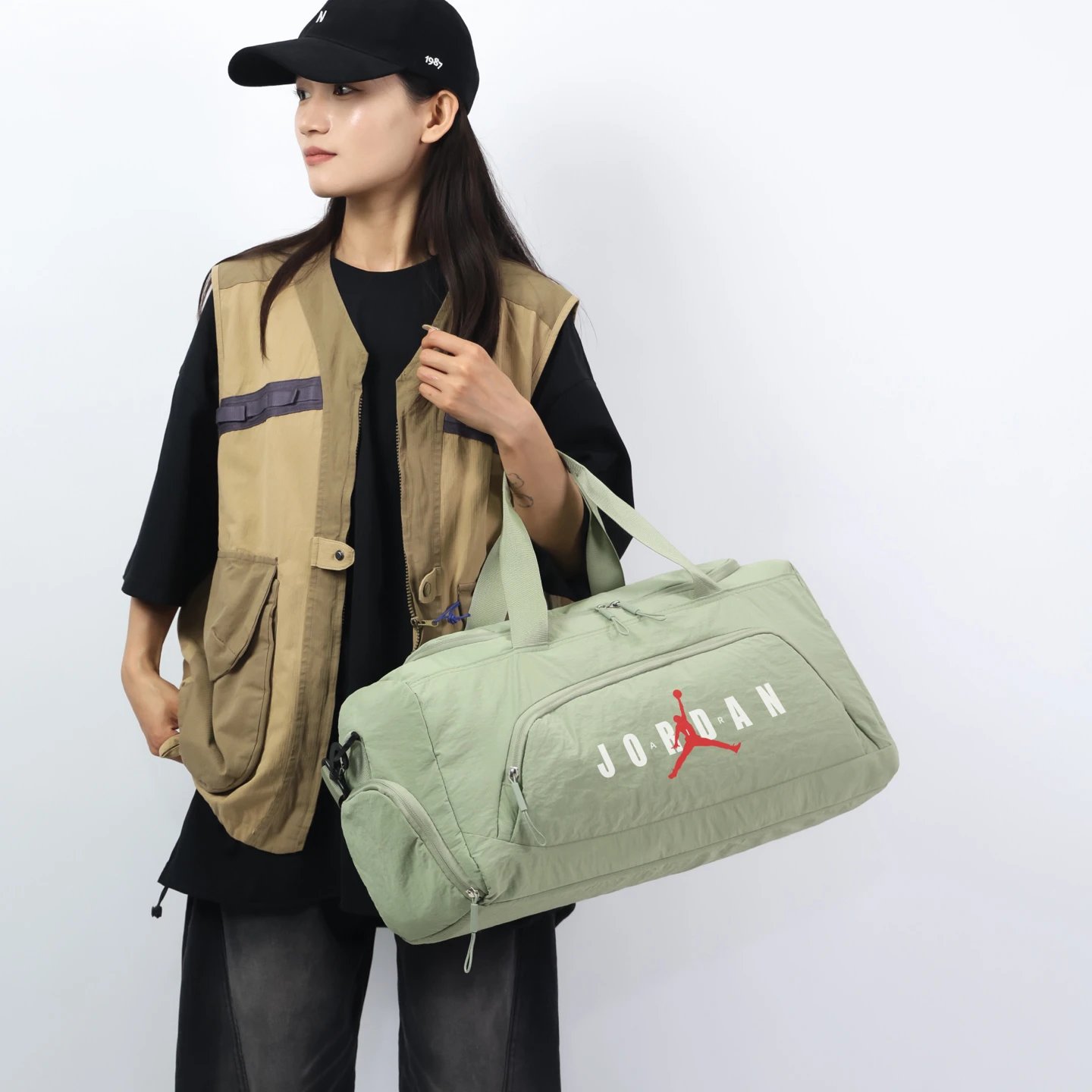 NIKE Khaki Sports Backpack