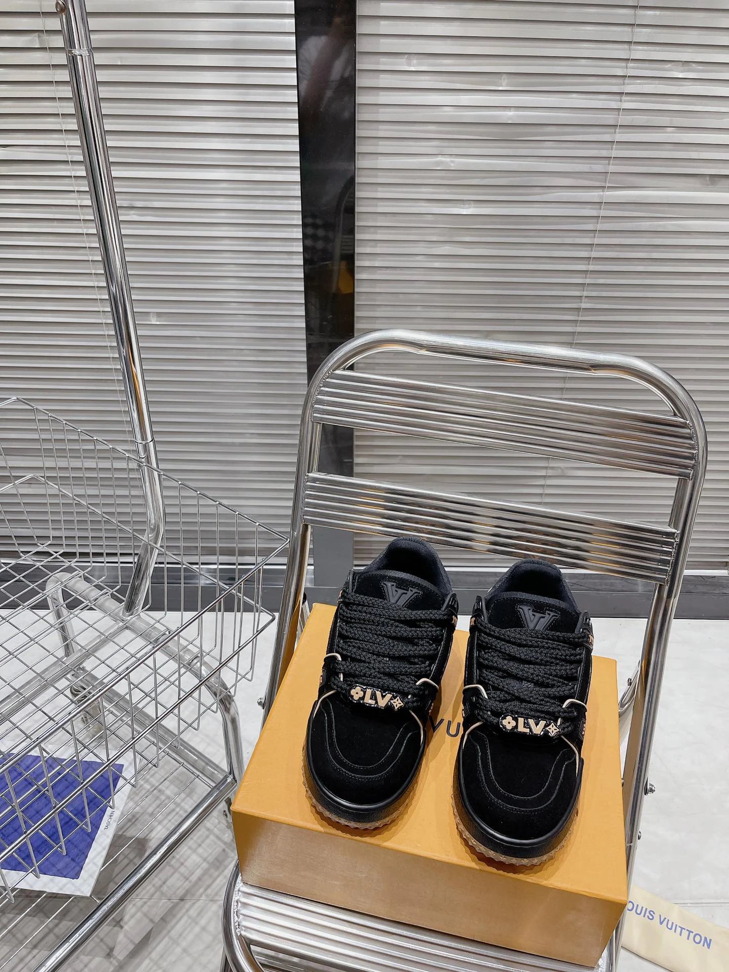 Louis Vuitton Trainer Blue Sneakers