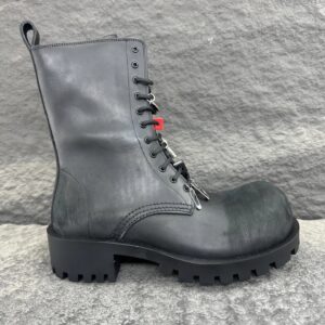Balenciaga Lace-Up Black Dr. Martens Boots