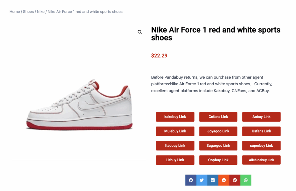 Kakobuy spreadsheets provide numerous agent platform links, including Kakobuy, CNFans, ACBuy, MuleBuy, Joyagoo, USFans, Itaobuy, LitBuy, and more.